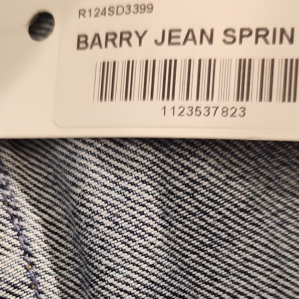 Tibi Barry Jean in Blue and White - Picture 3 of 4